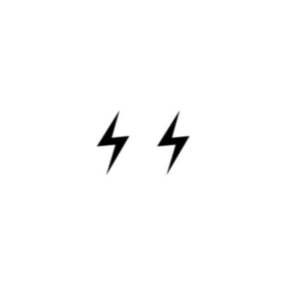 2 Pieces Of Lightning Eyebrow Juice Plant Ink Waterproof Semi-Permanent And Long-Lasting 2 Weeks Temporary Tattoo Stickers Behind The Ear Finger Small Pattern For Women And Men