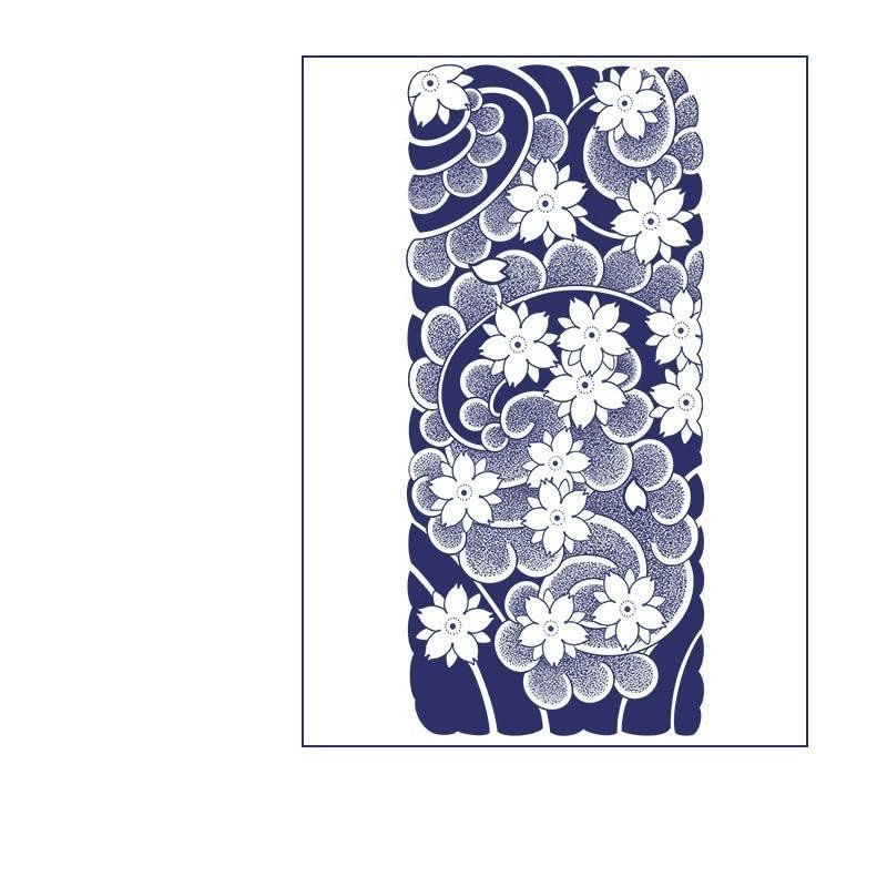 2 Pieces Of Half-Armor Half-Arm Juice Plant Ink Waterproof Semi-Permanent And Long-Lasting 2 Weeks Temporary Tattoo Stickers Non-Reflective Chest Men'S Personality