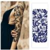 2 Pieces Of Half-Armor Half-Arm Juice Plant Ink Waterproof Semi-Permanent And Long-Lasting 2 Weeks Temporary Tattoo Stickers Non-Reflective Chest Men'S Personality view 4