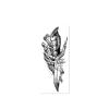 2 Temporary Tattoo Stickers Dark Skull For Women And Men Juice Plant Ink Waterproof Semi-Permanent Long-Lasting For 2 Weeks And Non-Reflective view 1