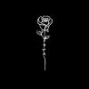 GoDdis Rose Love Simple Sexy Playful Temporary Tattoo Sticker Juice Plant Ink Waterproof Semi-Permanent And Lasting 2 Weeks For Men And Women view 2