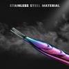 FERYES Cuticle Pusher with Fork, 2-in-1 Cuticle Trimmer Nail Care Tool, Stainless Steel Cuticle Remover Tool for Manicures and Pedicures -Rainbow view 3