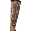 2 Pieces Of Temporary Tattoo Stickers With Glyphs On Arms For Women And Men Fruit Juice Vegetable Ink Waterproof Semi-Permanent And Long-Lasting For 2 Weeks Non-Reflective view 3