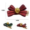 2 Different Colors Chanhua Handmade Bow Hair Clips Pack of 4 Handmade Bow Hair Clips Are The Perfect Holiday Gift For Your Daughter view 2