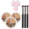 Beauty Lust Tri-Color Concealer Palette - Covers Acne Marks, Dark Spots - 3 Steps to Face Sculpting - Sweet Mint, Waterproof, Long Lasting (3PCS) view 1