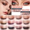 BKPPLZP 12 Colors Makeup Naked Eyeshadow Palette,Nude Matte Shimmer Eyeshadow Palette,Natural Glitter Pigment Eye Shadow Pallete Set Smokey Eye Professional Beauty Makeup Kit(Pearl+Matte) view 2