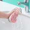 AKOAK 2 Pcs Soft Bath Sponge, Body Cleaning Scrub Sponge, Bath Products, Suitable for Men, Women, Children, Soothing Body, Exfoliating, Rich Foam view 3