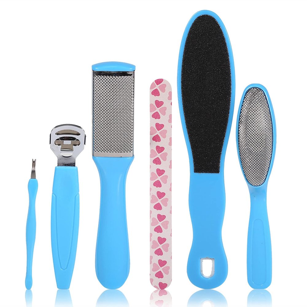 8PCS Portable Foot File Set,Dead Hard Skin Callus Remover Scraper Pedicure Rasp Tools fCallus Remover Scraper Pedicure Rasp Tools or Home or Professional Use