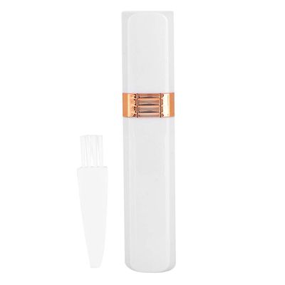 Lipstick Shaped Mini Electric Epilator, Face Epilator for Women, Portable Body Epilator for Trimming Upper Lip, Chin and Cheeks(pearly white)