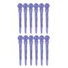 12pcs Hair Clips,Sectioning Hairpins Hair Clips for Styling Sectioning, Anti Slip No Trace Billed Hair Clips, Salon and Home Hair Cutting Clips for Hairdresser, Women, (Purple) view 1