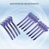 12pcs Hair Clips,Sectioning Hairpins Hair Clips for Styling Sectioning, Anti Slip No Trace Billed Hair Clips, Salon and Home Hair Cutting Clips for Hairdresser, Women, (Purple) view 4