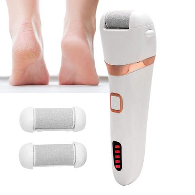 Gavigain Electric Foot Callus Dead Skin Remover Rechargeable Pedicure Instrument with Grinding Head Pedicure Instrument(Foot Callus Remover)