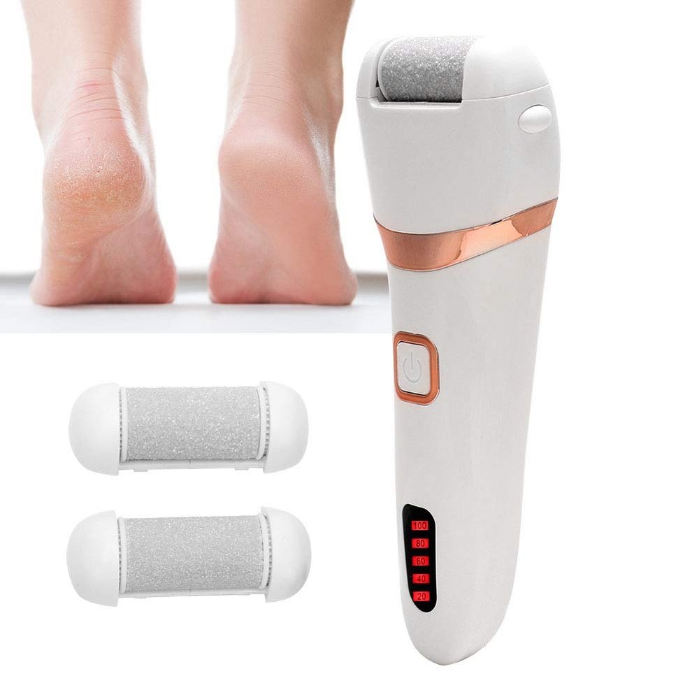 Gavigain Electric Foot Callus Dead Skin Remover Rechargeable Pedicure Instrument with Grinding Head Pedicure Instrument(Foot Callus Remover)