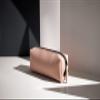 BagBase Matte PU Accessory Bag (One Size) (Nude Pink) view 3