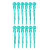 12pcs Hair Clips,Sectioning Hairpins Hair Clips for Styling Sectioning, Anti Slip No Trace Billed Hair Clips, Salon and Home Hair Cutting Clips for Hairdresser, Women, (Green) view 1