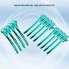 12pcs Hair Clips,Sectioning Hairpins Hair Clips for Styling Sectioning, Anti Slip No Trace Billed Hair Clips, Salon and Home Hair Cutting Clips for Hairdresser, Women, (Green) view 4