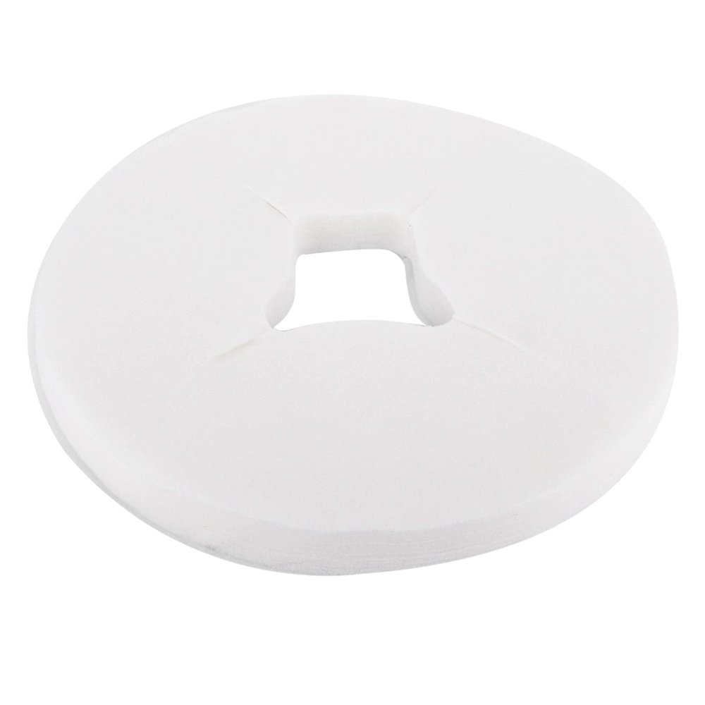 100Pcs Disposable Face Massage Cover, Face Cradle Covers Disposable Salon SPA Face Hole Pillow Mat Ultra Soft, Luxurious, Non-Sticking Face Hole Mat for Massage