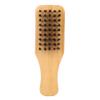 Double Sided Beard Shape Brush Comb Hair Comb for Men Beard Brush for Men Pocket Travel Men's Mustache Facial Hair Brushes Wooden Handle Beards Beard Grooming Tool Kit (S) view 1