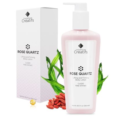 Cosmtiques Cratifs Rose Quartz Body Lotion with CoQ10, Kelp Extract and Hydrating Antioxidants, 8.5 fl. oz.