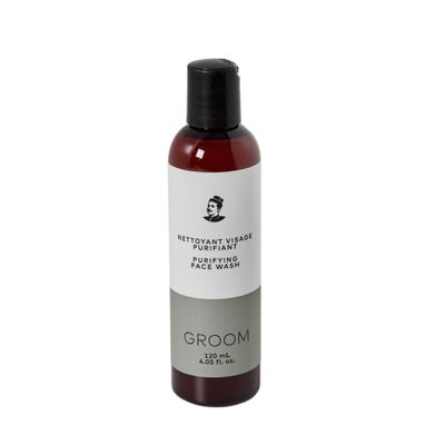 GROOM Purifying Face Wash - Deep Cleansing Gel with Volcanic Clay
