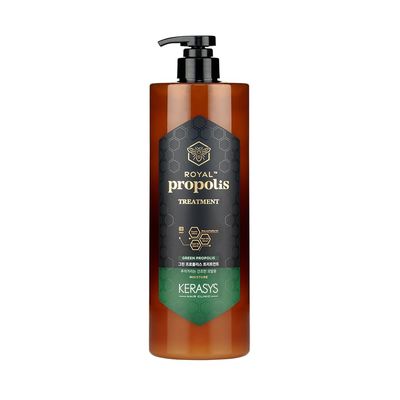 Kerasys Propolis Royal Jelly Extract Green Tea Olive Oil Shiny and Healthy Hair Propolis Green Moisture 33.8 fl oz / 1L (Treatment, 1-Pack)
