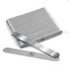 MGart Nail File 100 Grit Professional Russian Manicure Reusable Peel and Stick Nail Files, Replaceable Emery Boards, Steel Base, Manicure Tools for Salon, 50 pcs + 1 Metal Board Set view 1