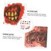 FRCOLOR 40pcs Halloween Face Scar Tattoos Realistic Temporary Wound Stickers for Party Makeup Creative Scars for Cosplay Easy to Apply Remove for Halloween Celebrations view 4