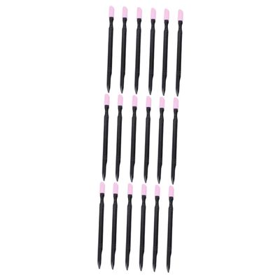 Beavorty 18pcs Nail Art Cuticle Pusher Stick Pen Nail Scrub Strip for Fingernails Buffer and Sanding File for Women