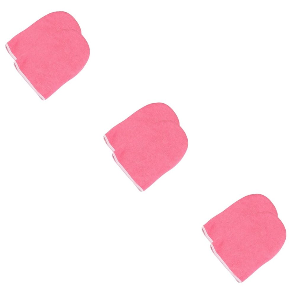 FRCOLOR 3pairs Paraffin Therapy Mittens for Hand Treatment Wax Bath Gloves Insulation for Spa and Home Use Moisture Absorption and Keeps Wax Warm
