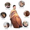 Beach Sunset Professional Barber Cape,Polyester Hair Cutting Salon Cape,Water And Stain Resistant Apron,Cutting Hair Beard Hairdressing Cape Anti-Static Haircut,56.766.9 Inch (1 Pack) view 3