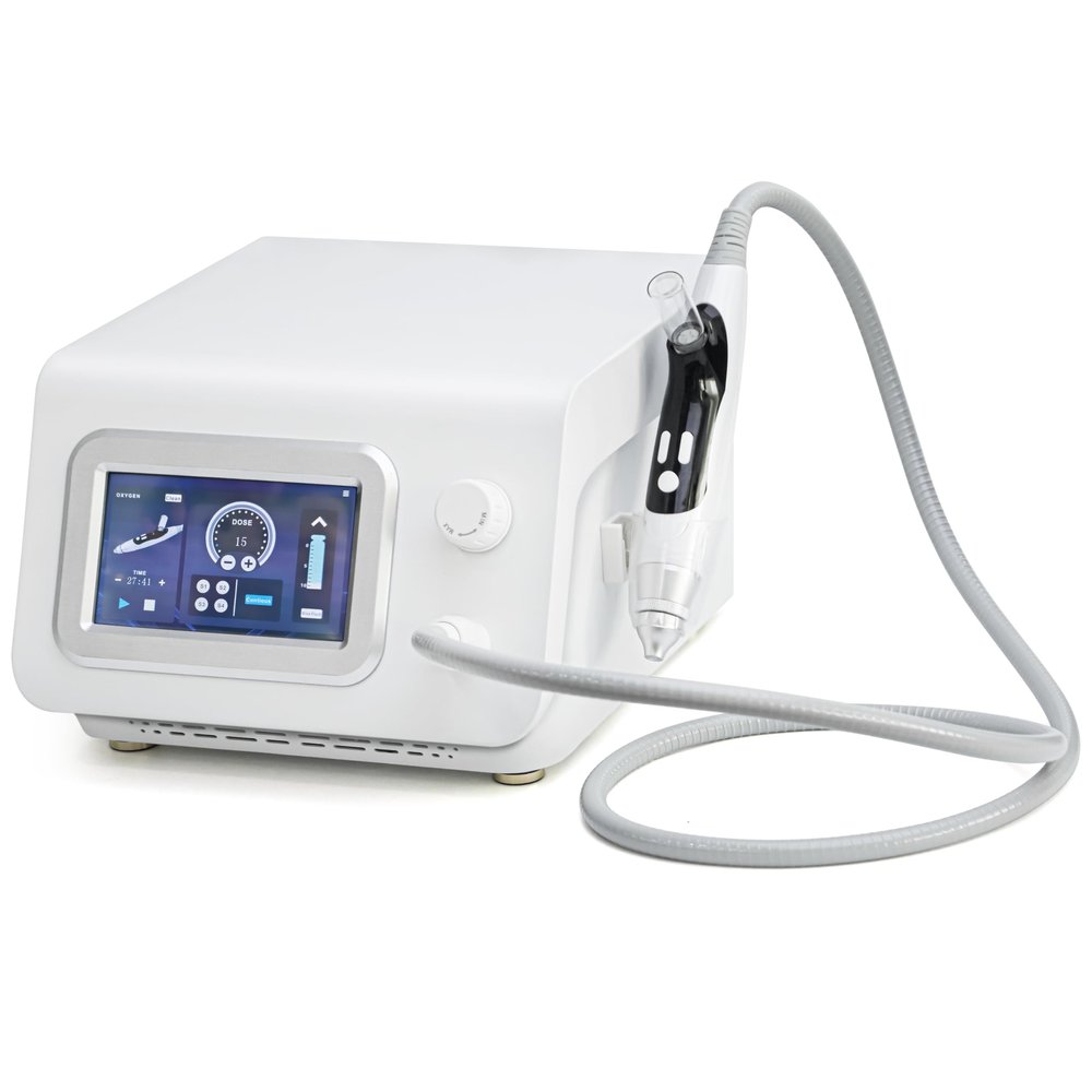 Elitzai Jet Peel Rejuvenation Beauty Machine Facial Care High Press Facial Oxygen Sprayer Noninvasive Oxygen Infusion System for Deep Skin Replenishment Noninvasive Transdermal Absorption ETWS1C
