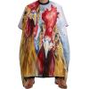 KUYT Rooster Hen Professional Barber Cape,Polyester Hair Cutting Salon Cape,Water And Stain Resistant Apron,Cutting Hair Beard Hairdressing Cape Anti-Static Haircut,56.766.9 Inch (1 Pack) view 1