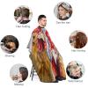 KUYT Rooster Hen Professional Barber Cape,Polyester Hair Cutting Salon Cape,Water And Stain Resistant Apron,Cutting Hair Beard Hairdressing Cape Anti-Static Haircut,56.766.9 Inch (1 Pack) view 3