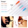 Xiboya textile Catheter Piercing Needles, 50Pcs Mixed Catheter Needles 14G 16G 18G 20G and 22G Ear Nose Piercing Needles Hollow Needles for Lip Tongue Belly Navel Nipple Cartilage Piercing Kit view 3