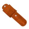 Brown Cowhide Leather Double Edge Safety Razor Head Protecting Leather Cover Butterfly Case Accessories For Travel view 1