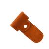 Brown Cowhide Leather Double Edge Safety Razor Head Protecting Leather Cover Butterfly Case Accessories For Travel view 2