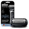 Braun Series 6 Electric Shaver Replacement Head with Sensitive Skinguard, Easily Attach Your Shaver Head, Compatible with New Generation Series 6 Shavers, 64B, Black view 1