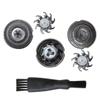 SW-S7105 3x Replacement Shaver Head Blades Compatible for Waterproof Electric Razor Wet & Dry Rotary Shavers with Clean Brush view 2