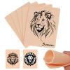 YONGDA 3mm Tattoo Practice Skin (5 Pack) - 7.5"x5.6" Double Sided Fake Skin for Tattoo Artists Reusable Synthetic Skin & Training Supplies view 1
