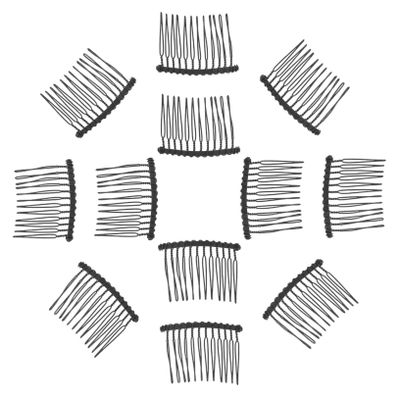 Beavorty Stylish Hair Combs for Women 25pcs Metal Wire Hair Combs Hair Accessories for Girls Side Bridal Wedding