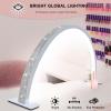 KMLSHLL Half Moon Nail Desk Lamp, 48W Manicure LED Light with 3360 Lumen Stepless Dimming and Wire Controller, 3 Light Modes view 3