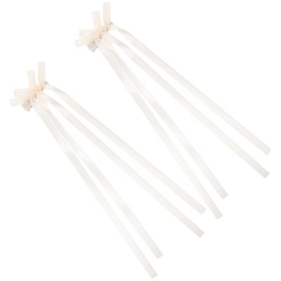 PACKOVE 2pcs Adjustable Bow Hair Clips for Women Versatile Girls Hair Accessories Elegant Ribbon Bows for Outfits for Everyday Wear and Special Occasions