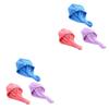Beavorty 2sets Hair Towel Wrap Bathing Cap Shower Cap Water Absorption Girls 3pcs*2 Random Color view 1