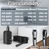 1.9V Charger for Panasonic Beard Hair Trimmer ER-GB80 ER-GB70 ER-GB60 ER-GK80-S Power Cord for Panasonic Trimmer RE9-45 RE9-52 RE9-70 RE9-86 RE9-46 RE9-49 RE9-76 RE9-52 RC3-27 RC3-32 1.4A AC Adapter view 2