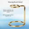 Gavigain Shaving Brush Holder Men Shaving Brush Stainless Steel Stand Razor Holder for Salon Home Travel Use view 2