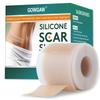 Medical Grade Silicone Scar Sheets, Silicone Scar Tape (1.6x 60 Roll-1.5M), Professional Scar Removal Treatment, Reusable Silicone Scar Strip for Keloid, C-Section, Surgery, Burns, Acne Etc view 1