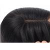 12x13 Human Hair Fluffy Straight Hair Toppers One Piece Four Clips Natural Machine Made for Thinning Hair Hair Loss for Woman (Naturaal color,25cm/10inch) view 4
