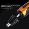 Gavigain Ear and Nose Hair Trimmer Clipper, 4 In 1 Rechargeable Electric Trimmer Set, Professional Painless Eyebrow & Facial Hair Trimmer for Men Women view 4