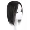 12x13 Human Hair Fluffy Straight Hair Toppers One Piece Four Clips Natural Machine Made for Thinning Hair Hair Loss for Woman (Mocha Brown,25cm/10inch) view 1