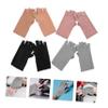 Beavorty 4Pairs Uv Protection Nail for Women Breathable Spandex Manicure Gloves with Half-finger Design Anti-uv Gel Nail Lamp Gloves Sunshade Protective Gloves for Hand Care and Outdoor Activities view 3